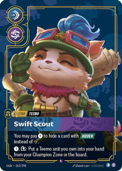 Teemo - Swift Scout (263/298 - Rare) [Riftbound TCG: Origins]