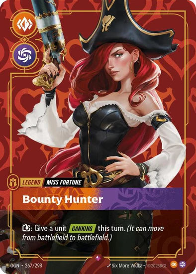 Miss Fortune - Bounty Hunter (267/298 - Rare) [Riftbound TCG: Origins]