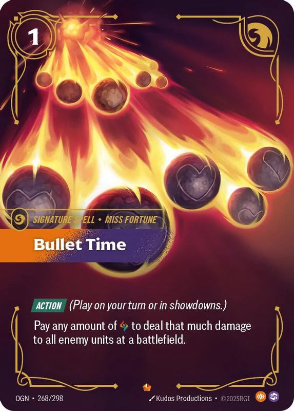 Bullet Time (268/298 - Epic) [Riftbound TCG: Origins]
