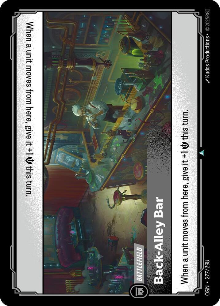 Back-Alley Bar (277/298 - Uncommon) [Riftbound TCG: Origins]