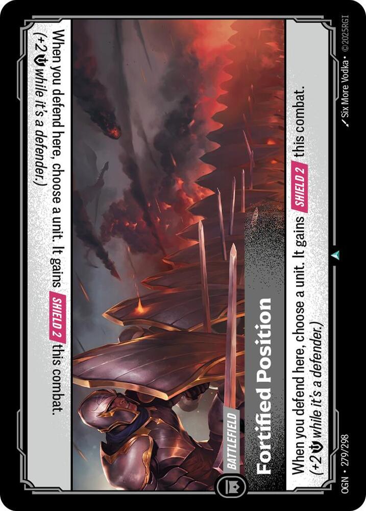 Fortified Position (279/298 - Uncommon) [Riftbound TCG: Origins]