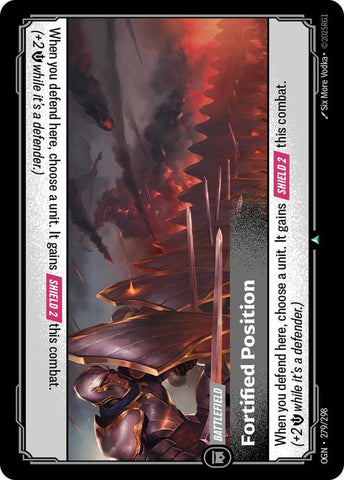 Fortified Position (279/298 - Uncommon) [Riftbound TCG: Origins]