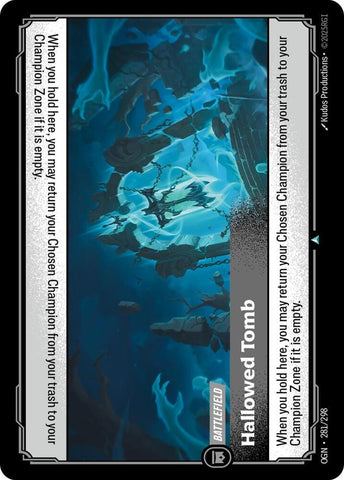 Hallowed Tomb (281/298 - Uncommon) [Riftbound TCG: Origins]