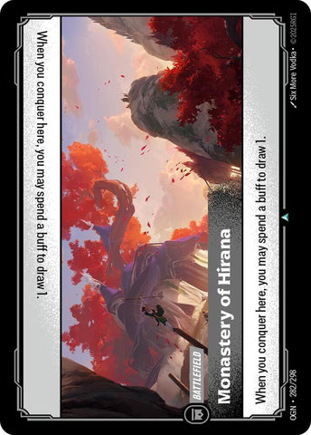 Monastery of Hirana (282/298 - Uncommon) [Riftbound TCG: Origins]