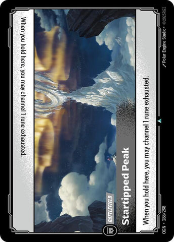 Startipped Peak (288/298 - Uncommon) [Riftbound TCG: Origins]