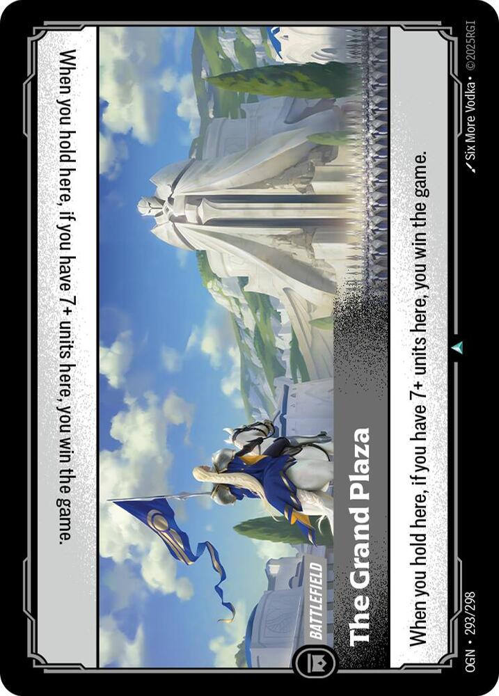 The Grand Plaza (293/298 - Uncommon) [Riftbound TCG: Origins]