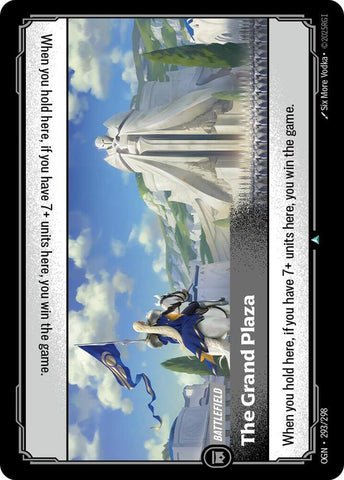 The Grand Plaza (293/298 - Uncommon) [Riftbound TCG: Origins]
