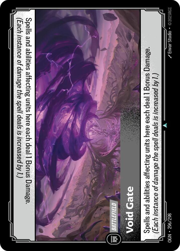 Void Gate (296/298 - Uncommon) [Riftbound TCG: Origins]