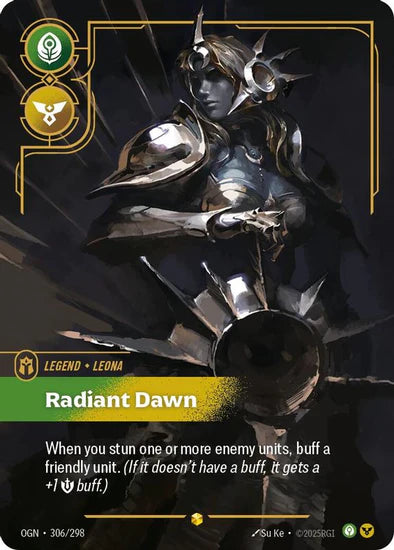 Leona - Radiant Dawn (306/298 - Overnumbered) [Riftbound TCG: Origins]