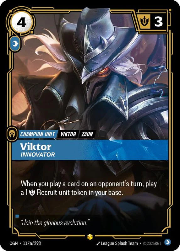 Viktor - Innovator (117a/298 - Alternate) [Riftbound TCG: Origins]