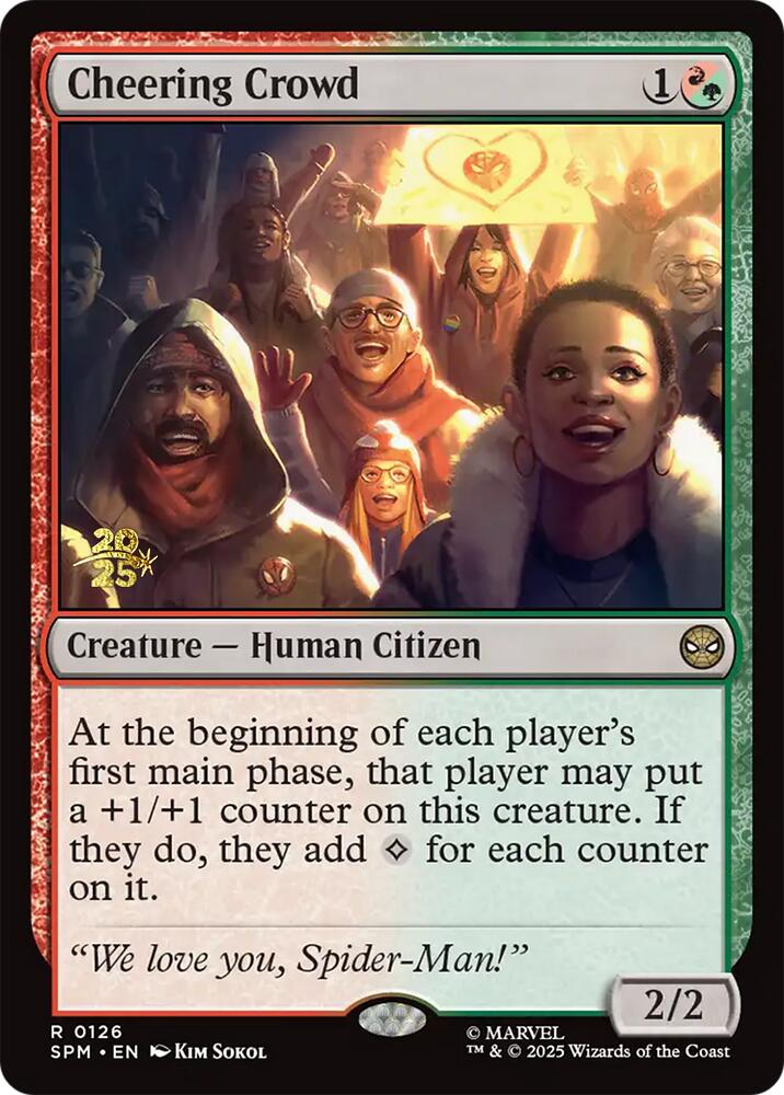 Cheering Crowd [Marvel's Spider-Man Prerelease Promos]