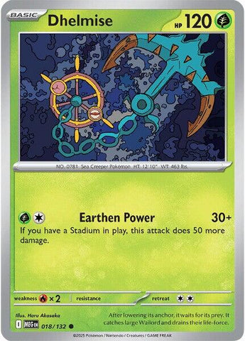 Dhelmise (018/132) [Mega Evolution: Base Set]