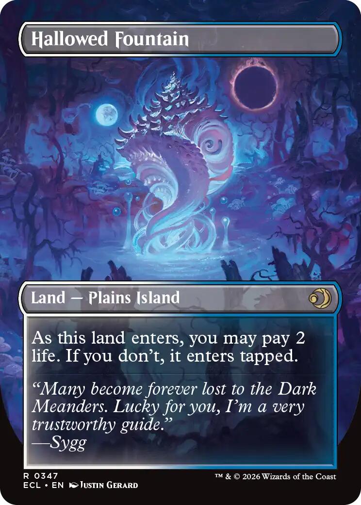 Hallowed Fountain (Borderless) [Lorwyn Eclipsed]