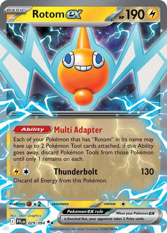 Rotom ex (029/094) [Mega Evolution: Phantasmal Flames]
