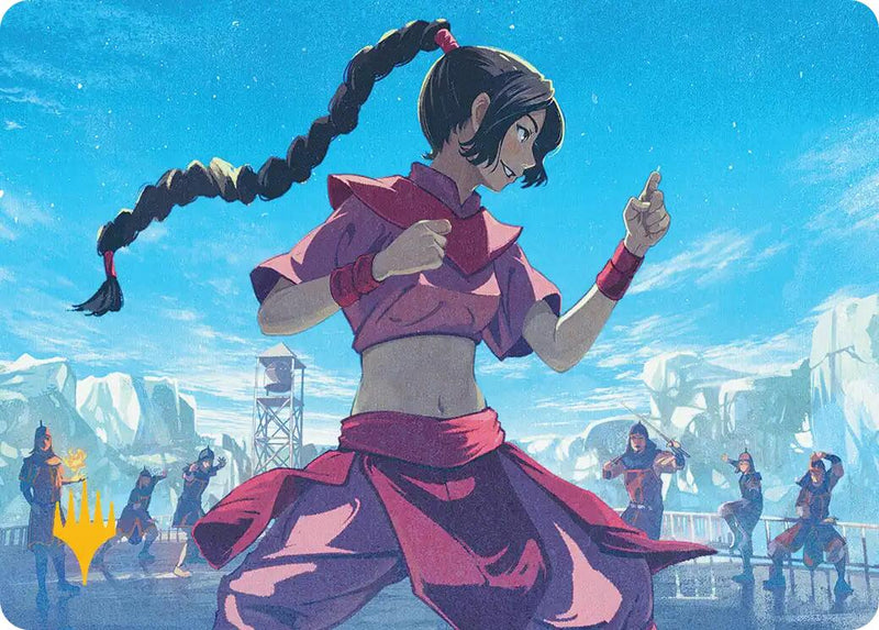 Ty Lee, Chi Blocker Art Card (Gold-Stamped Planeswalker Symbol) [Avatar: The Last Airbender Art Series]
