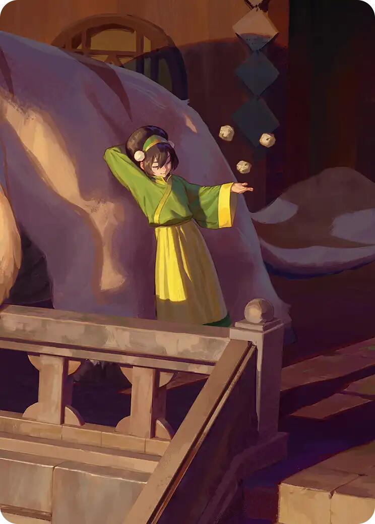 Toph, Greatest Earthbender Art Card [Avatar: The Last Airbender Art Series]