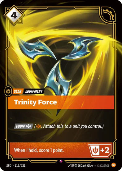 Trinity Force (115/221 - Rare) [Riftbound TCG: Spiritforged]