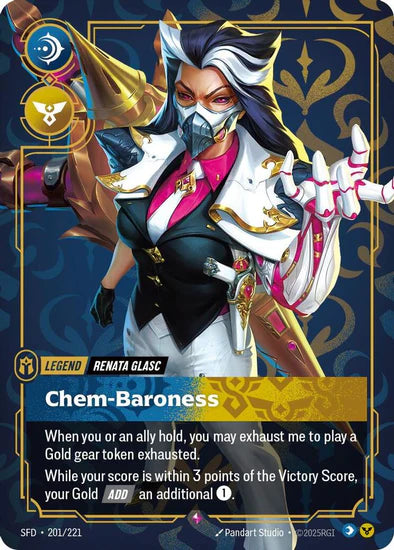 Renata Glasc - Chem-Baroness (201/221 - Rare) [Riftbound TCG: Spiritforged]