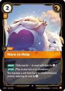 Here to Help (111/221 - Rare) [Riftbound TCG: Spiritforged]