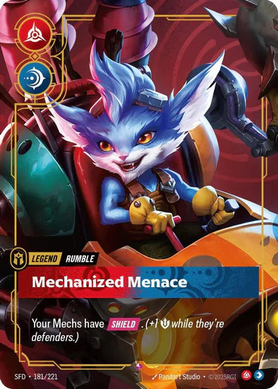 Rumble - Mechanized Menace (181/221 - Rare) [Riftbound TCG: Spiritforged]