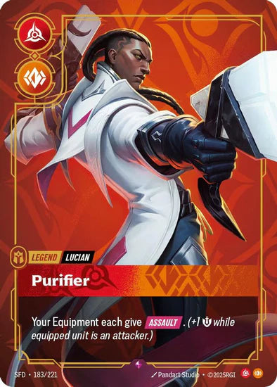 Lucian - Purifier (183/221 - Rare) [Riftbound TCG: Spiritforged]
