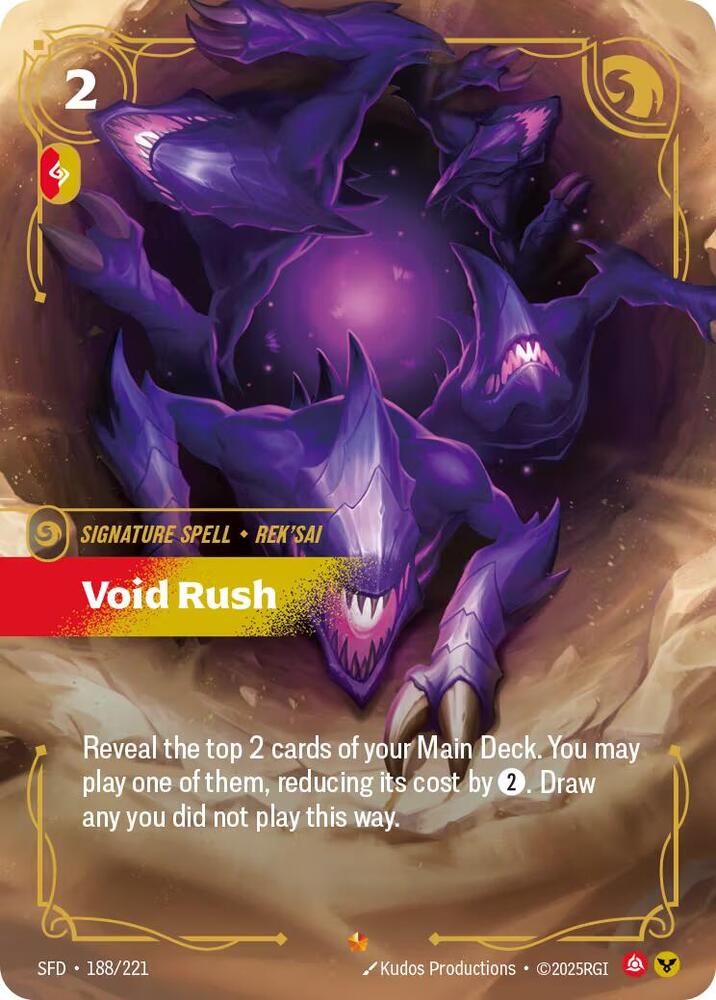 Void Rush (188/221 - Epic) [Riftbound TCG: Spiritforged]
