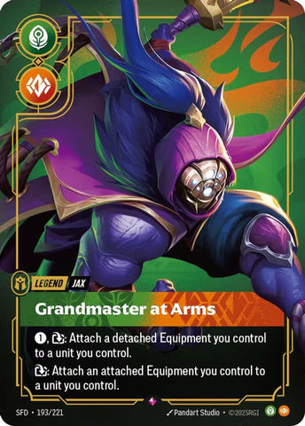 Jax - Grandmaster at Arms (193/221 - Rare) [Riftbound TCG: Spiritforged]