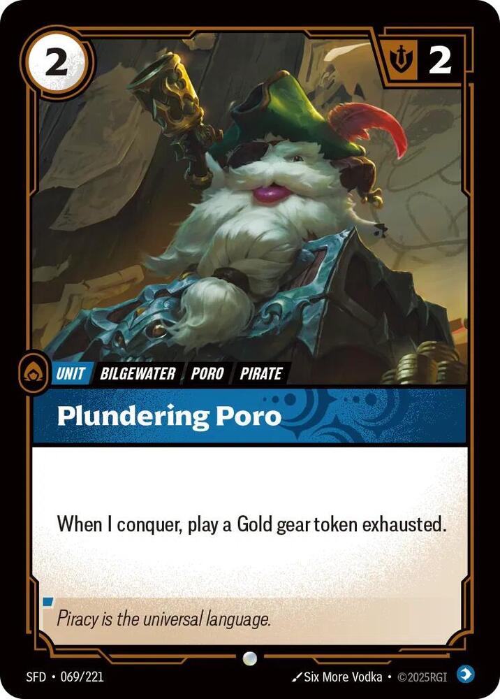 Plundering Poro (069/221 - Common) [Riftbound TCG: Spiritforged]