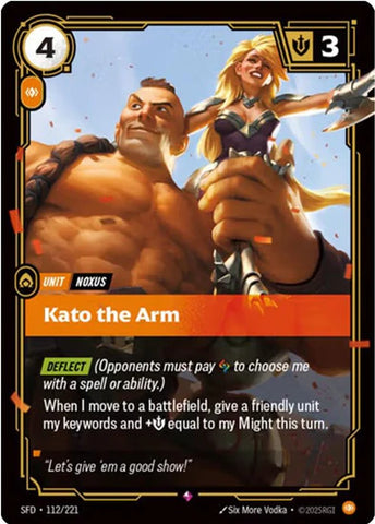 Kato the Arm (112/221 - Rare) [Riftbound TCG: Spiritforged]