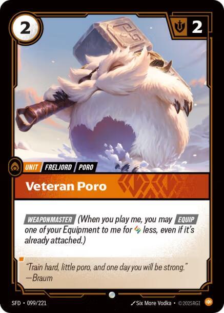 Veteran Poro (099/221 - Common) [Riftbound TCG: Spiritforged]