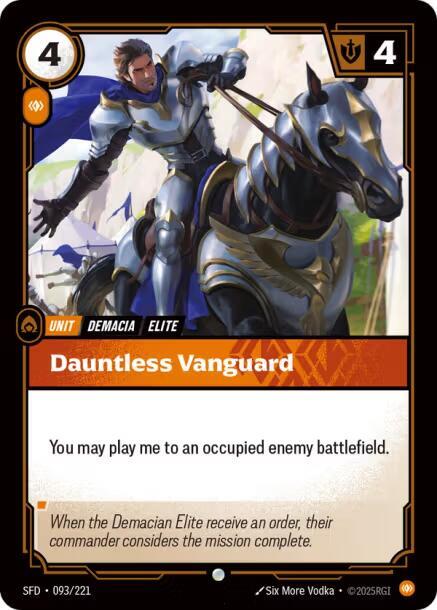 Dauntless Vanguard (093/221 - Common) [Riftbound TCG: Spiritforged]