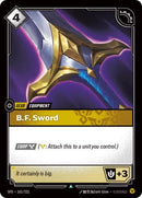 B.F. Sword (161/221 - Uncommon) [Riftbound TCG: Spiritforged]