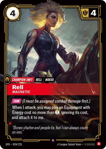 Rell - Magnetic (024/221 - Rare) [Riftbound TCG: Spiritforged]