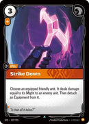 Strike Down (107/221 - Uncommon) [Riftbound TCG: Spiritforged]