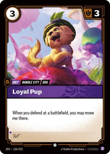 Loyal Pup (126/221 - Common) [Riftbound TCG: Spiritforged]