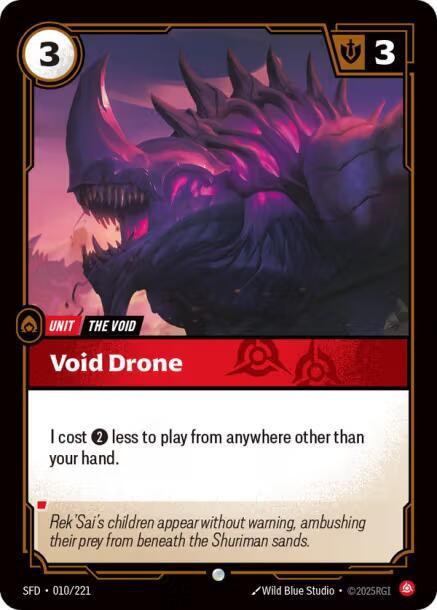 Void Drone (010/221 - Common) [Riftbound TCG: Spiritforged]
