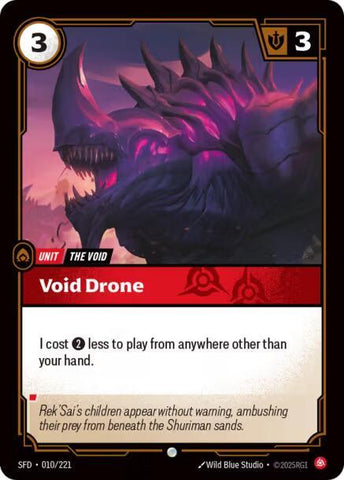 Void Drone (010/221 - Common) [Riftbound TCG: Spiritforged]