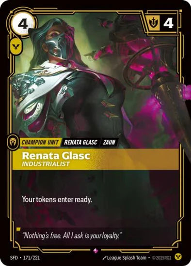 Renata Glasc - Industrialist (171/221 - Rare) [Riftbound TCG: Spiritforged]