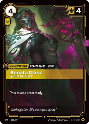 Renata Glasc - Industrialist (171/221 - Rare) [Riftbound TCG: Spiritforged]