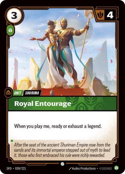 Royal Entourage (039/221 - Common) [Riftbound TCG: Spiritforged]