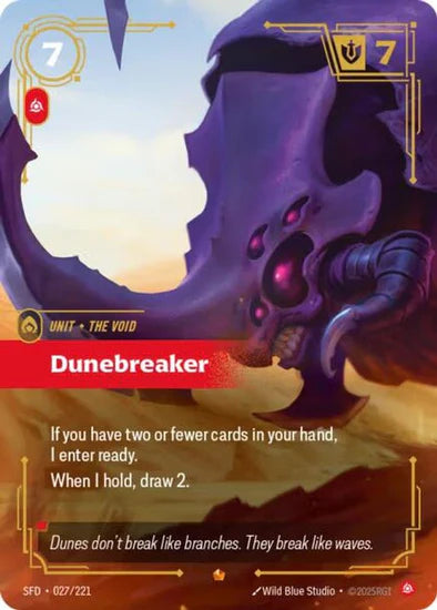 Dunebreaker (027/221 - Epic) [Riftbound TCG: Spiritforged]