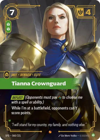Tianna Crownguard (060/221 - Epic) [Riftbound TCG: Spiritforged]