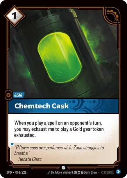 Chemtech Cask (063/221 - Common) [Riftbound TCG: Spiritforged]