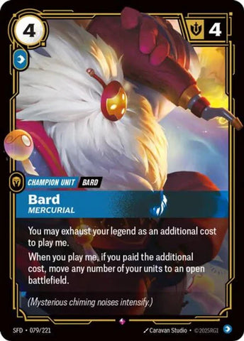 Bard - Mercurial (079/221 - Rare) [Riftbound TCG: Spiritforged]