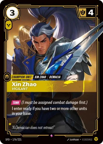 Xin - Zhao (176/221 - Rare) [Riftbound TCG: Spiritforged]