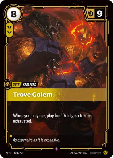 Trove Golem (174/221 - Rare) [Riftbound TCG: Spiritforged]