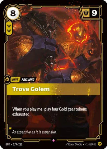 Trove Golem (174/221 - Rare) [Riftbound TCG: Spiritforged]