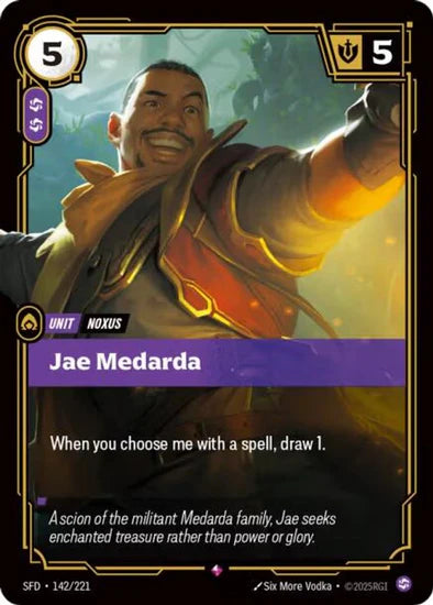 Jae Medarda (142/221 - Rare) [Riftbound TCG: Spiritforged]