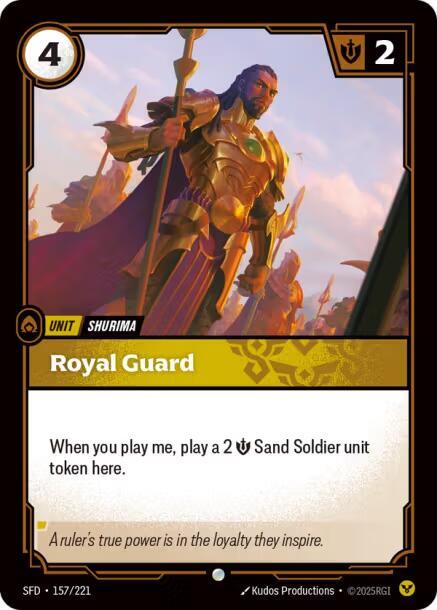 Royal Guard (157/221 - Common) [Riftbound TCG: Spiritforged]