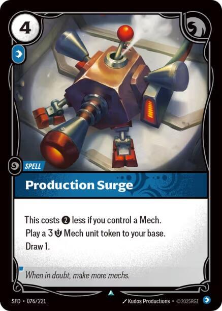 Production Surge (076/221 - Uncommon) [Riftbound TCG: Spiritforged]